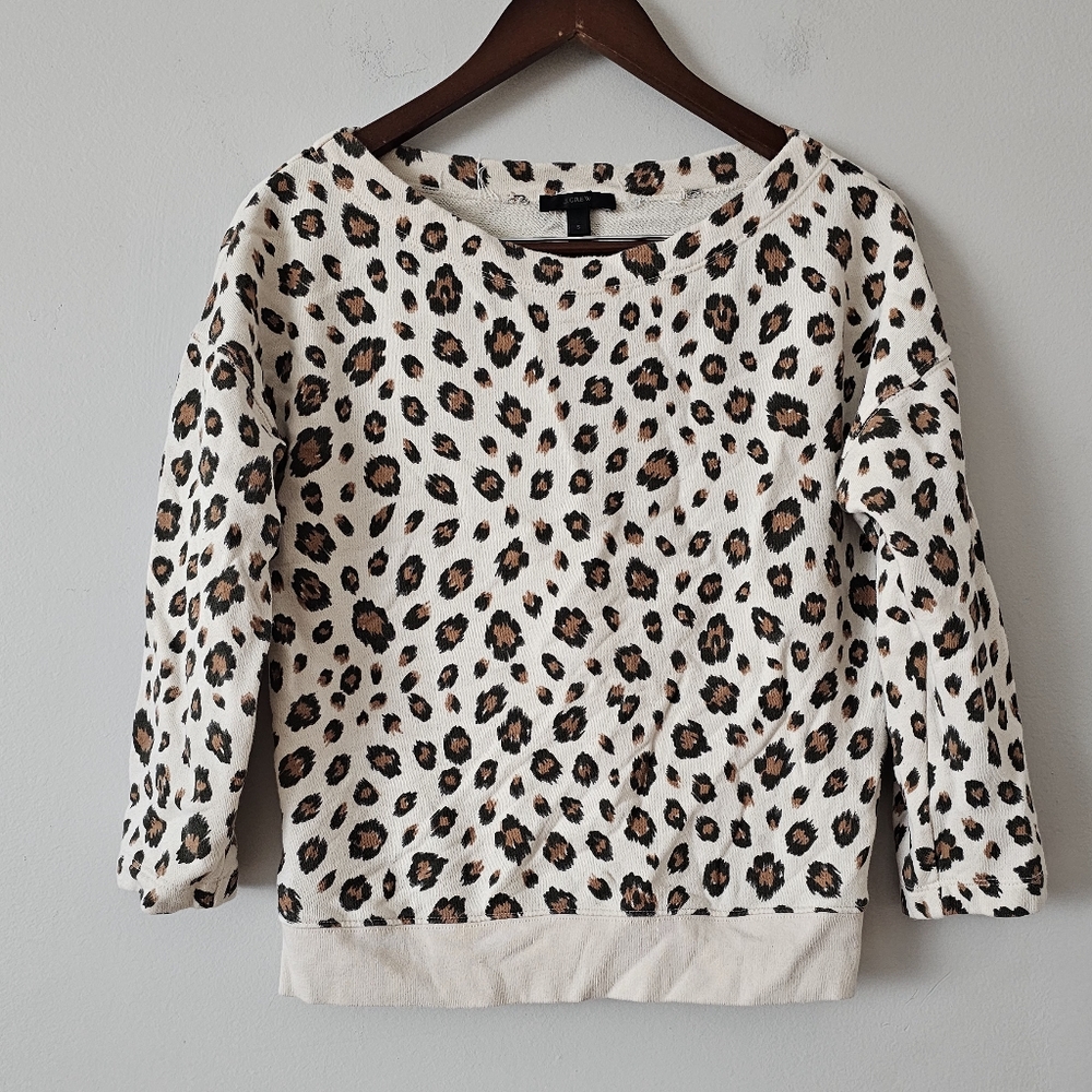 J crew leopard sweater